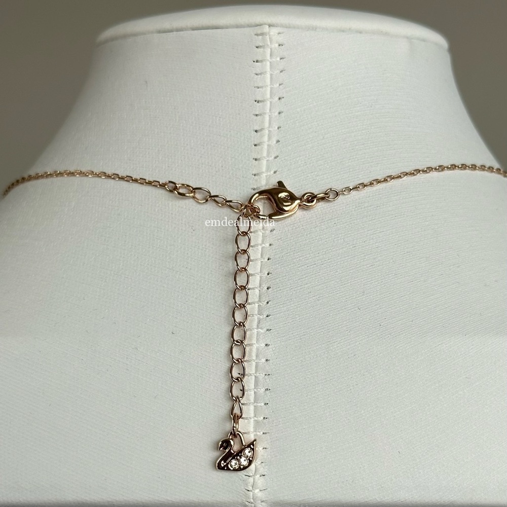 Swarovski Crystal Rose Gold Sunshine Idyllia Flower Pendant Necklace 5451376 - Picture 9 of 12